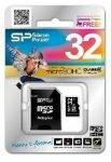 Micro SD 32 GB Silicon Power /Class 6 + адаптер/