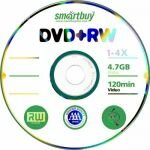 Smartbuy DVD+RW 4.7Gb 4x CB-25