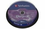 Verbatim DVD+R 4.7 GB cake (10)