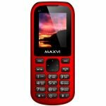 GSM Телефон Maxvi C 1 Black-Red (2sim)